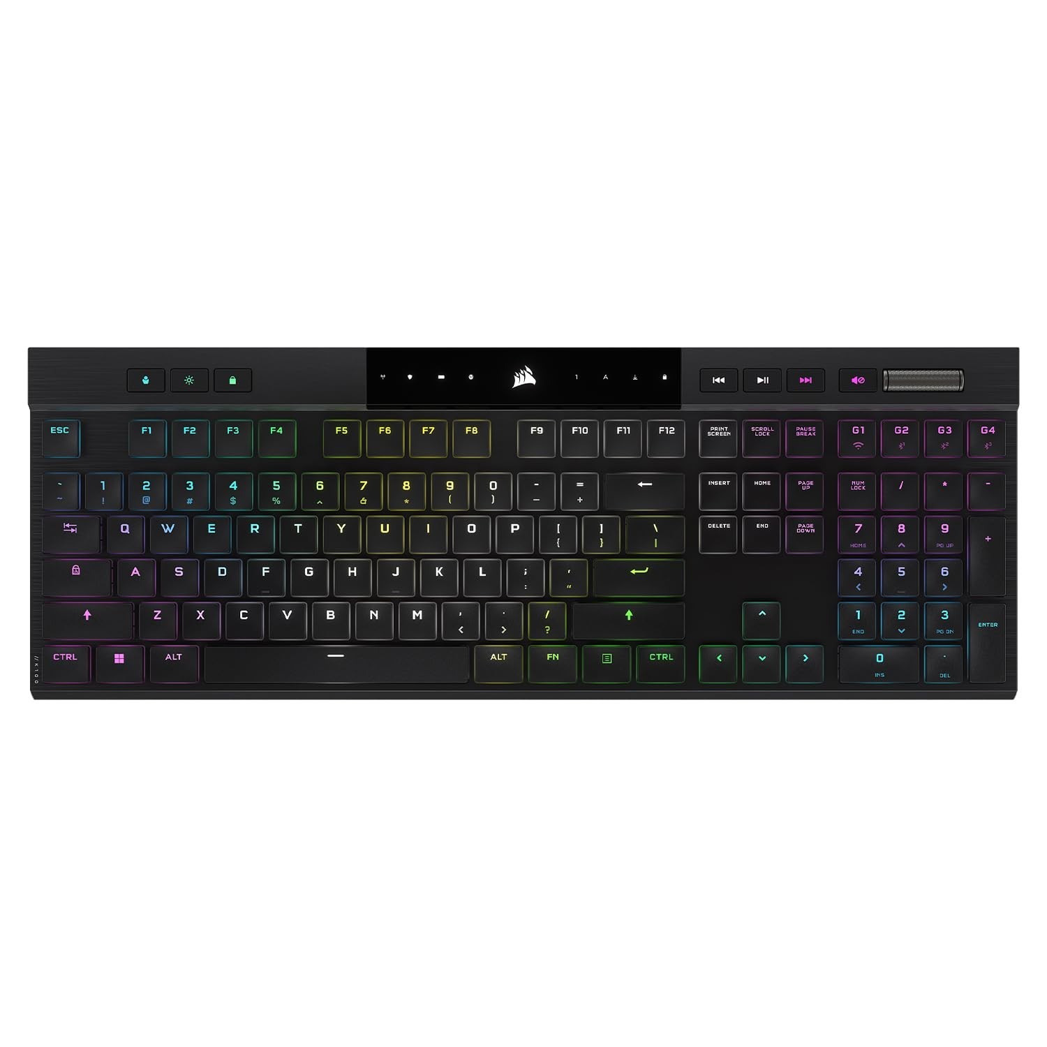 Ultra-Thin Wireless RGB Mechanical Gaming Keyboard - Low-Latency Bluetooth, Cher