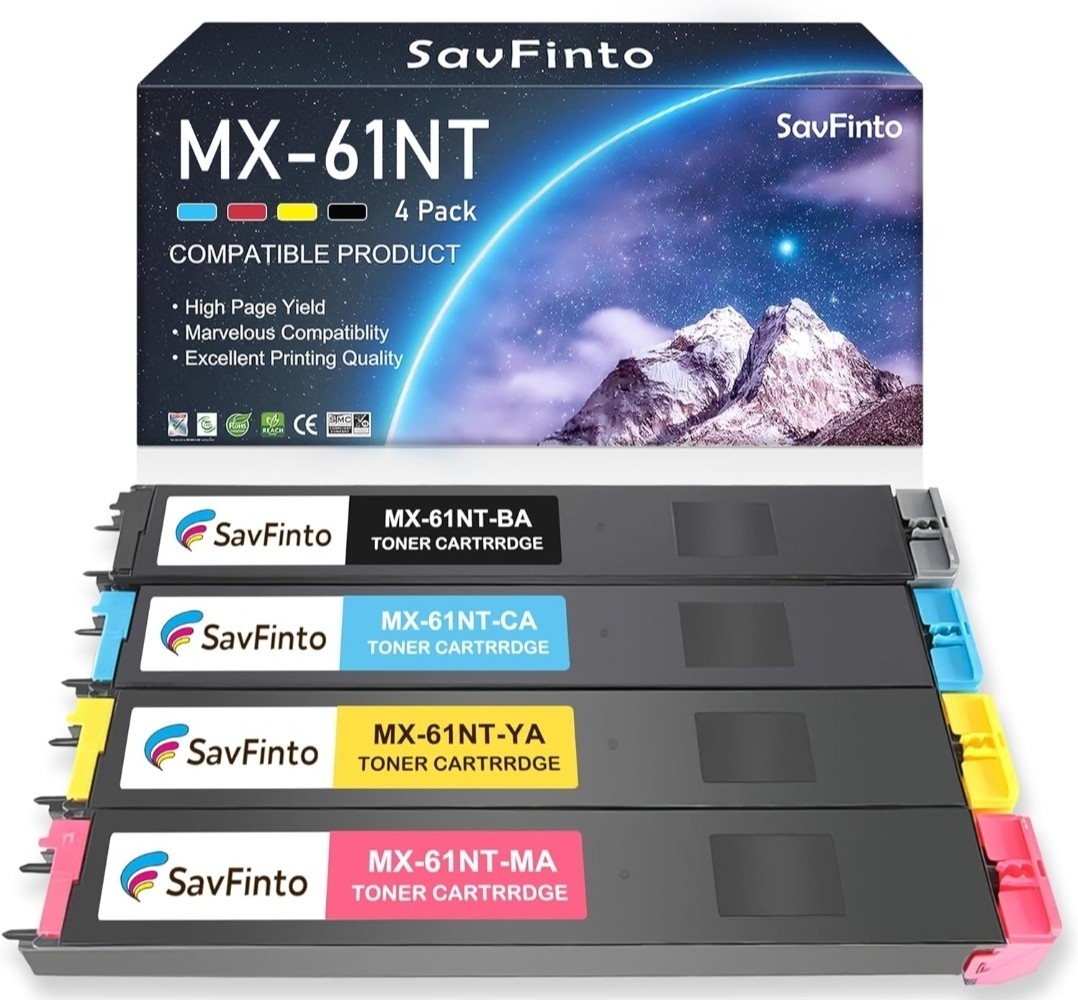 MX-61NT MX61NT Toner Cartridge Replacement for 61NTBA 61NTCA 61NTMA 61NTYA...