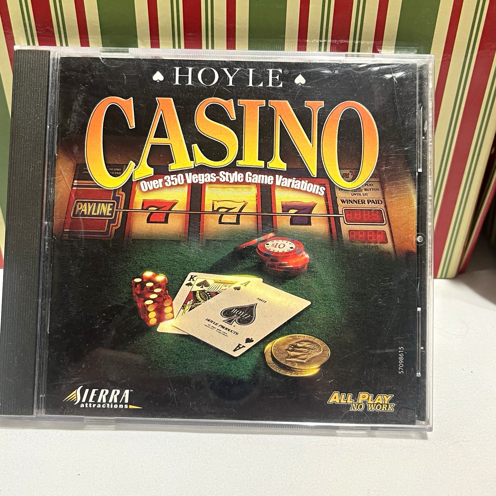 Hoyle Casino PC CD Game CD-ROM for Windows 95/98 Sierra Attractions
