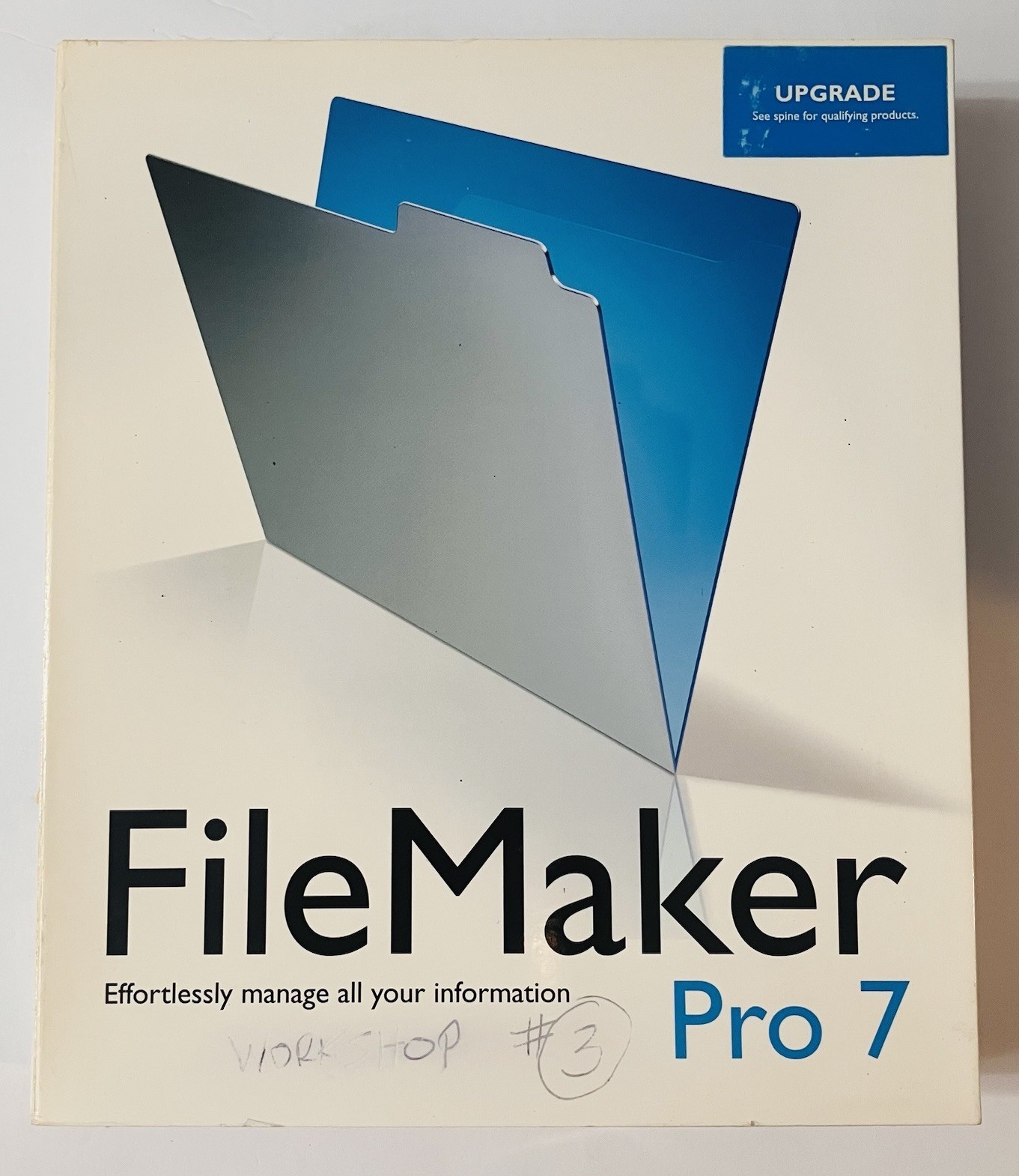 FileMaker Pro 7 Upgrade Retail Box CD Mac Windows Multilingual 2004