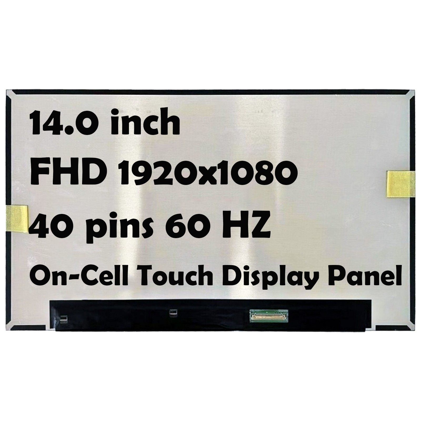 for Dell Latitude 7410 7420 LED LCD Touch Screen 14" FHD NV140FHM-T02 DPN 0JN7TT