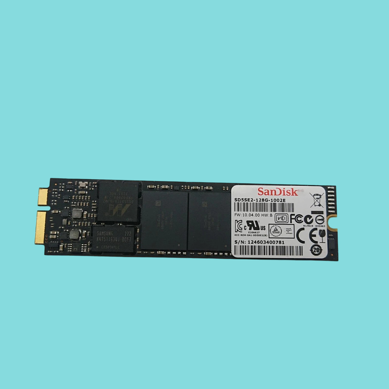SanDisk 128GB mSATA SSD SD5SE2-128G-1002E For Asus UX31A UX31E UX21A Used