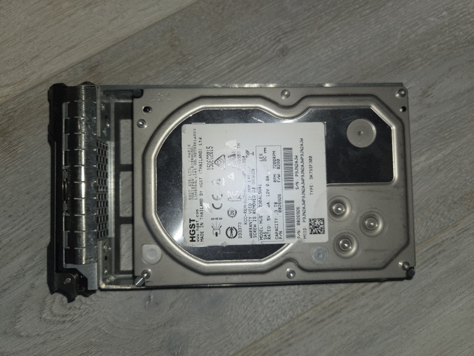 3TB SAS 3.5" Hitachi HGST Ultrastar 7K4000 7.2K RPM 6Gbps Server Hard Drive