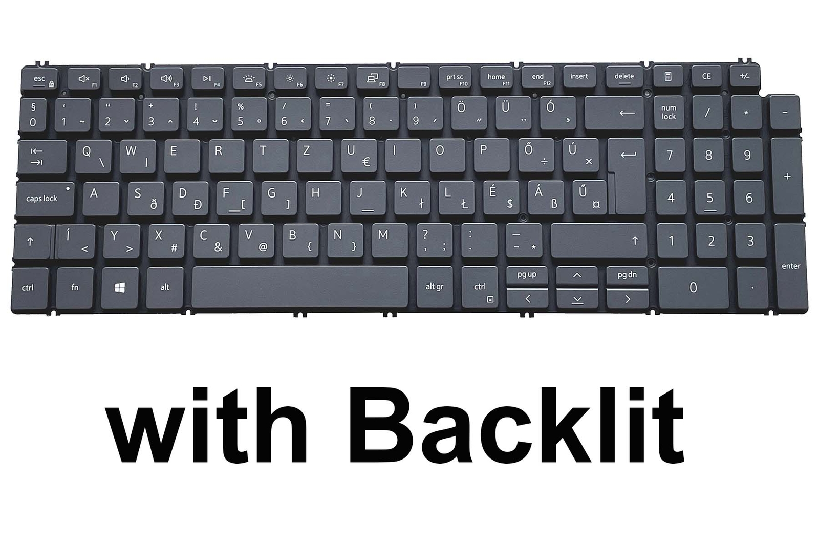 Backlit Hungarian Keyboard for Dell Inspiron 15 3501 3502 5501 5502 5505 5508 HU