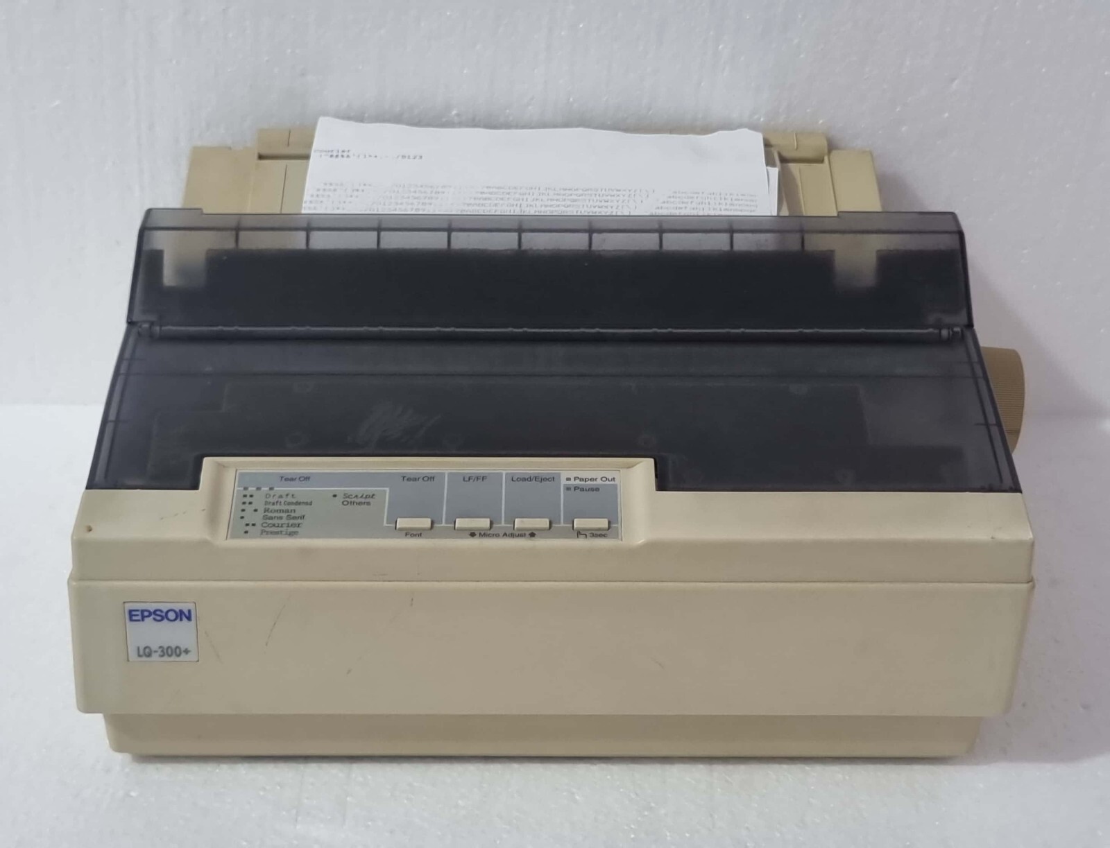EPSON LQ-300+ DOT MATRIX PRINTER S/N# DC7Y080474