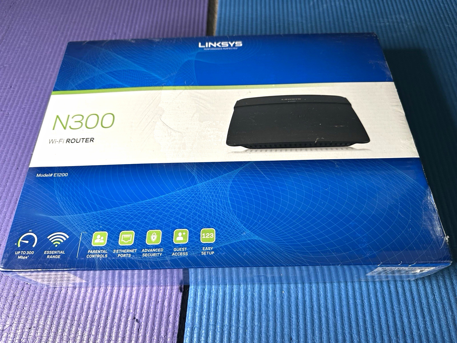 Linksys N300 E1200 Wi-Fi Router 300 Mbps 4-Port Fast Ethernet Guest Access