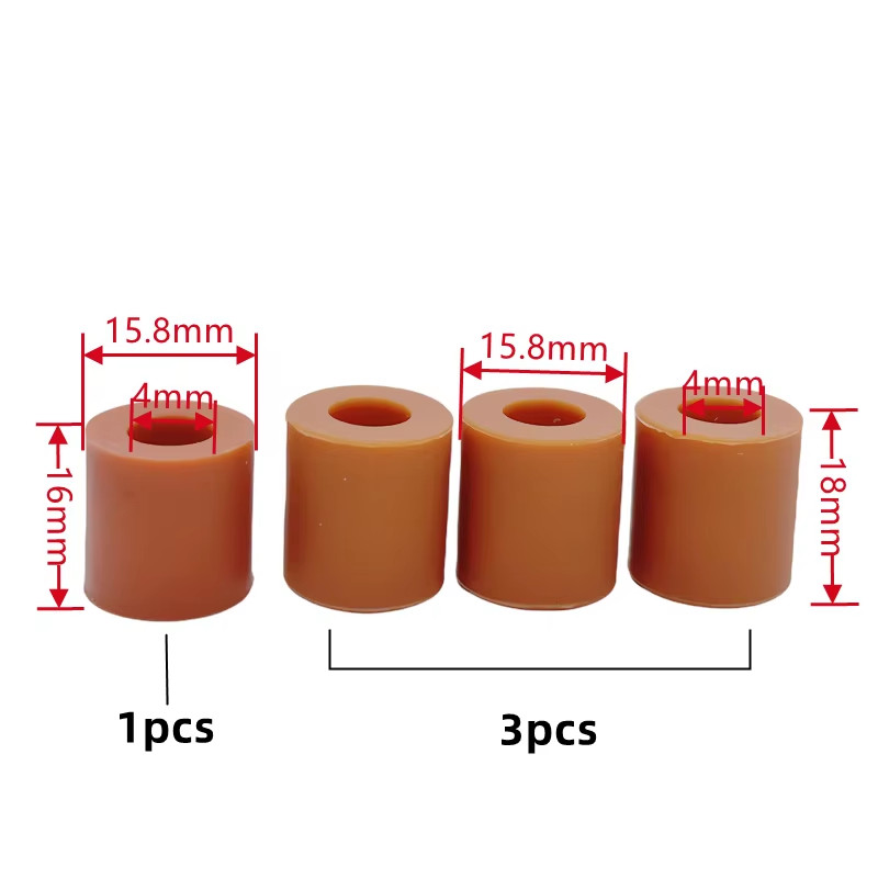 4Pcs 3D Printer Silicone Solid Spacer High Temperature Hot Bed Leveling Column f