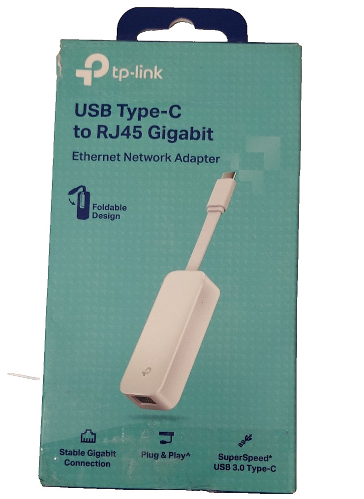 TP-Link UE300C USB Type-C to RJ45 Gigabit Ethernet Network Adapter Foldable