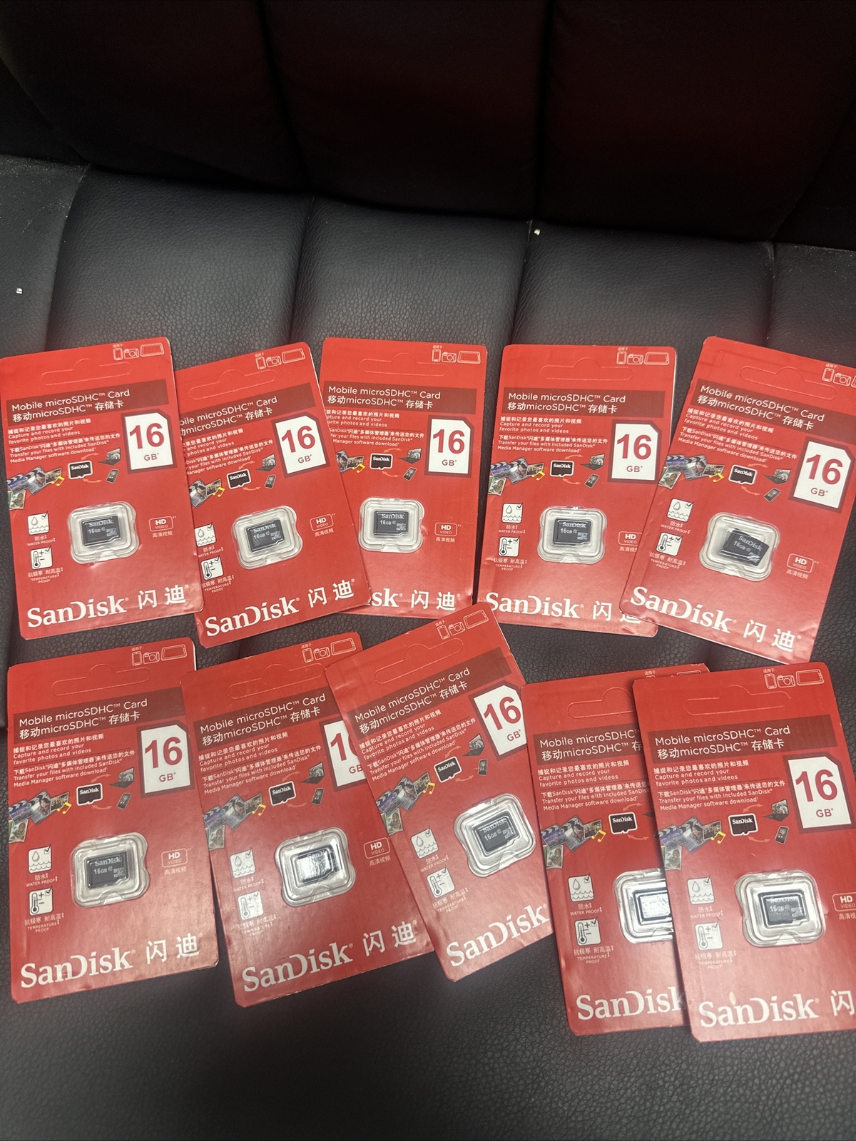 Lot of (10) NEW SEALED SanDisks New 16GB. Very Good New
