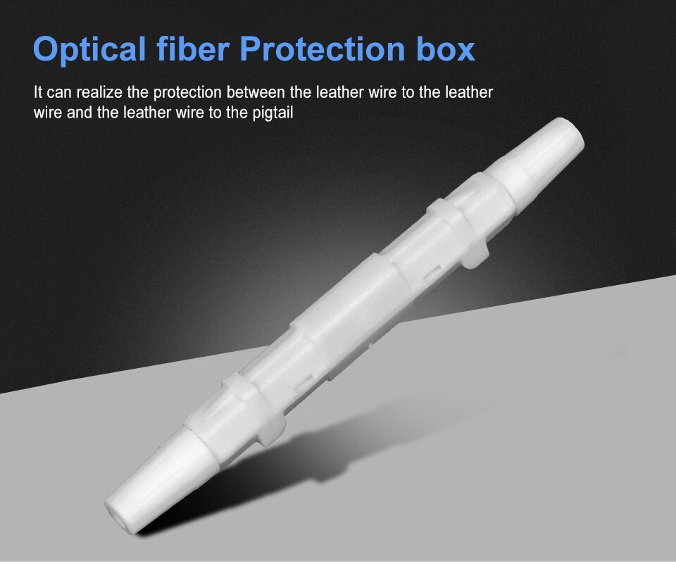 10 pcs Drop Cable Protection Box Optical Fiber Protection Box Small Round box