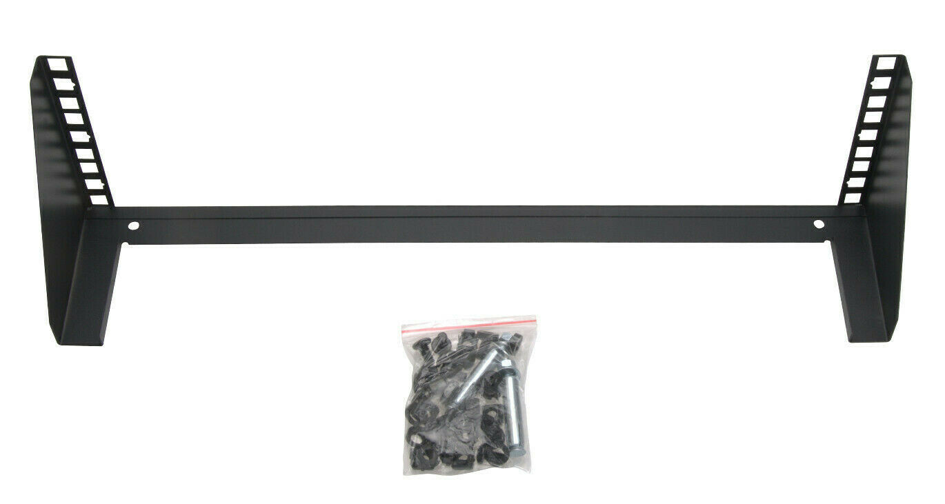 3U 19" Vertical Wall Mount Rack Wall Mountable Network Server Rack w/ Hardware