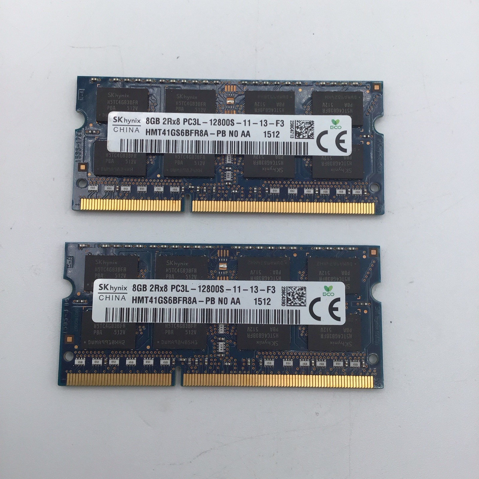 SK Hynix 16GB (2x8GB) 2Rx8 PC3L-12800S-11-13-F3 Laptop Memory HMT41GS6BFR8A-PB