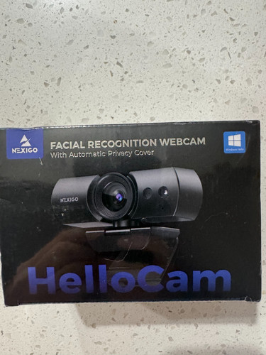 NexiGo HelloCam, 1080P Facial Recognition, Windows Hello, True Privacy, NIB