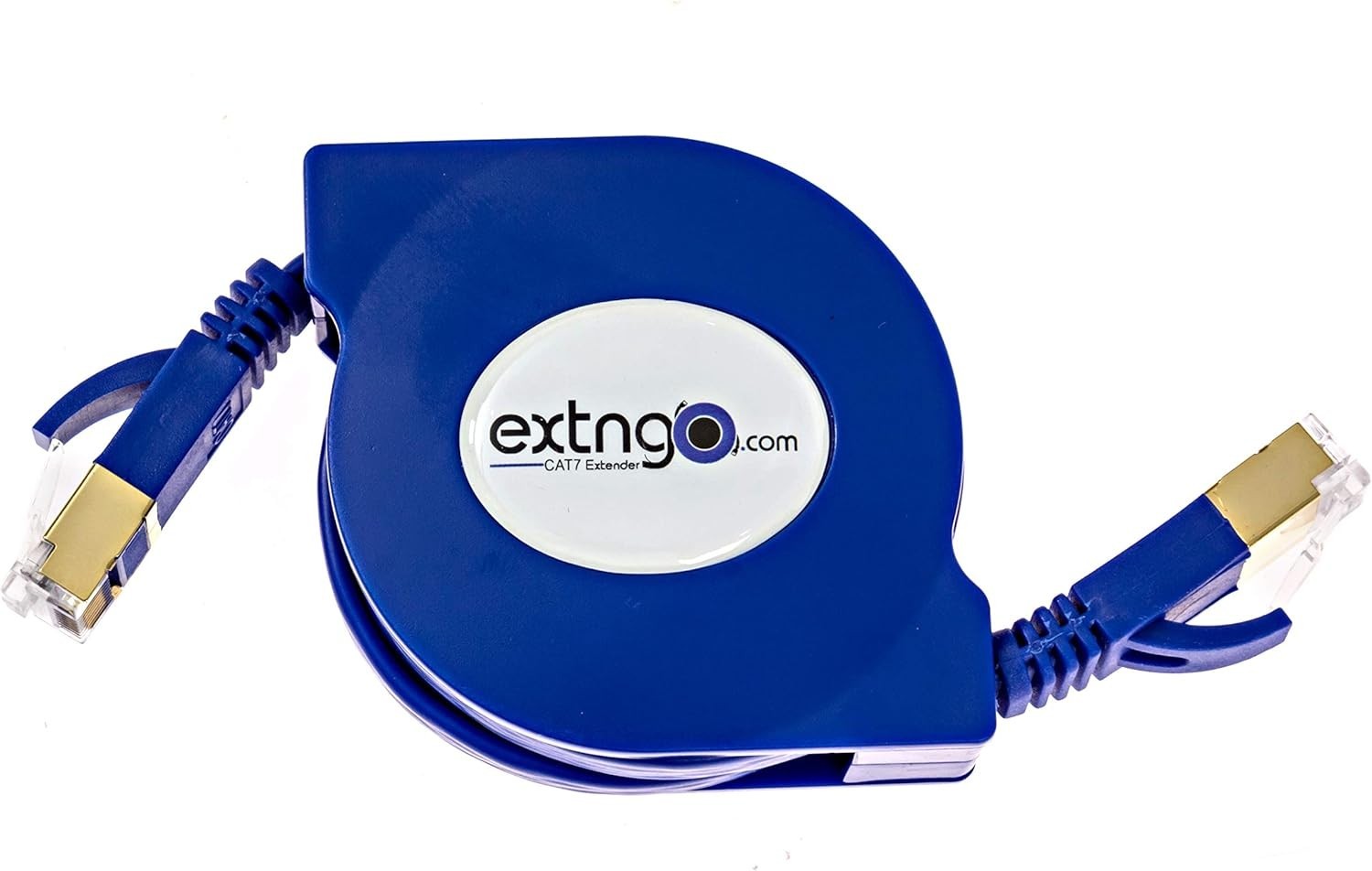 CAT7 4Ft Retractable Ethernet Cable, 10 Gbps Speed