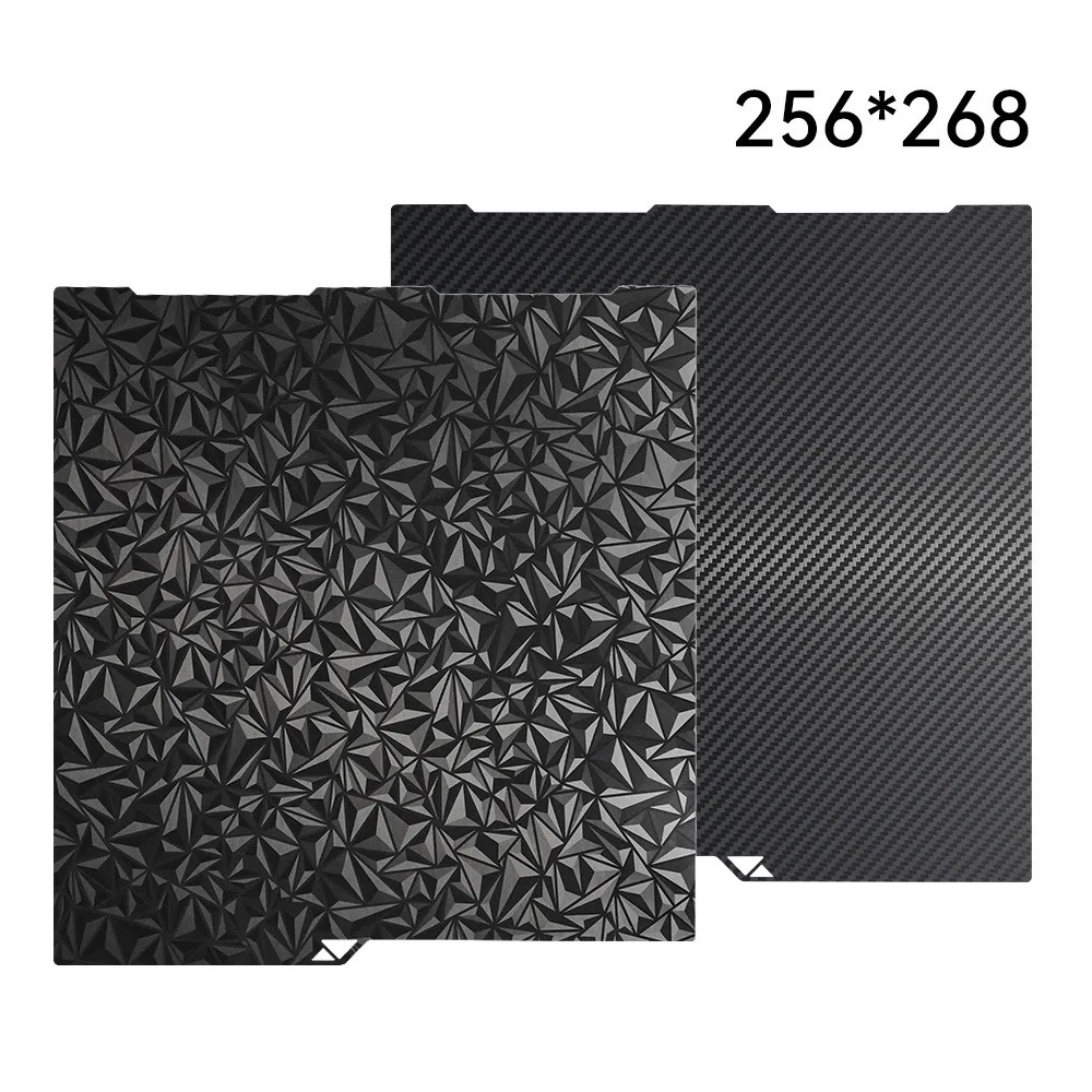Build Plate Textured Double Sided Heat Bed for Anycubic Kobra 3 - 256x268