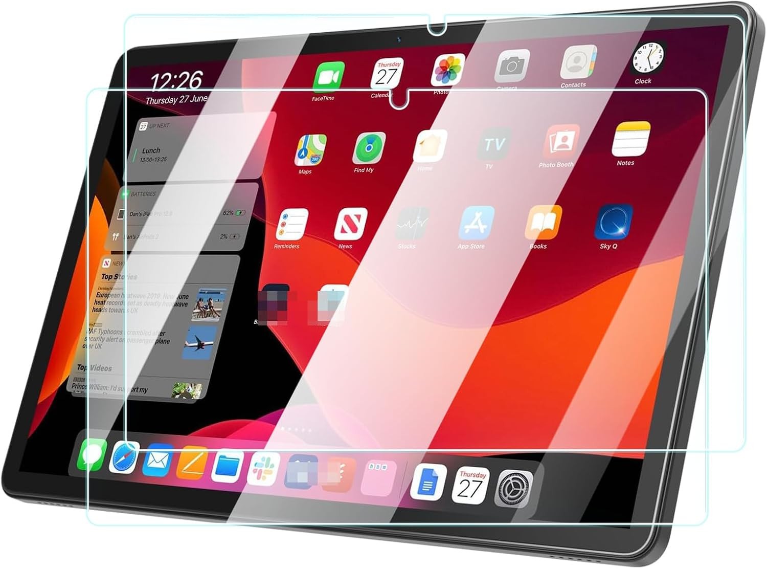 Screen Protector 2 Pack for 11 inch 2025 Tablet, Touch Sensitive Anti-Scratch 9H