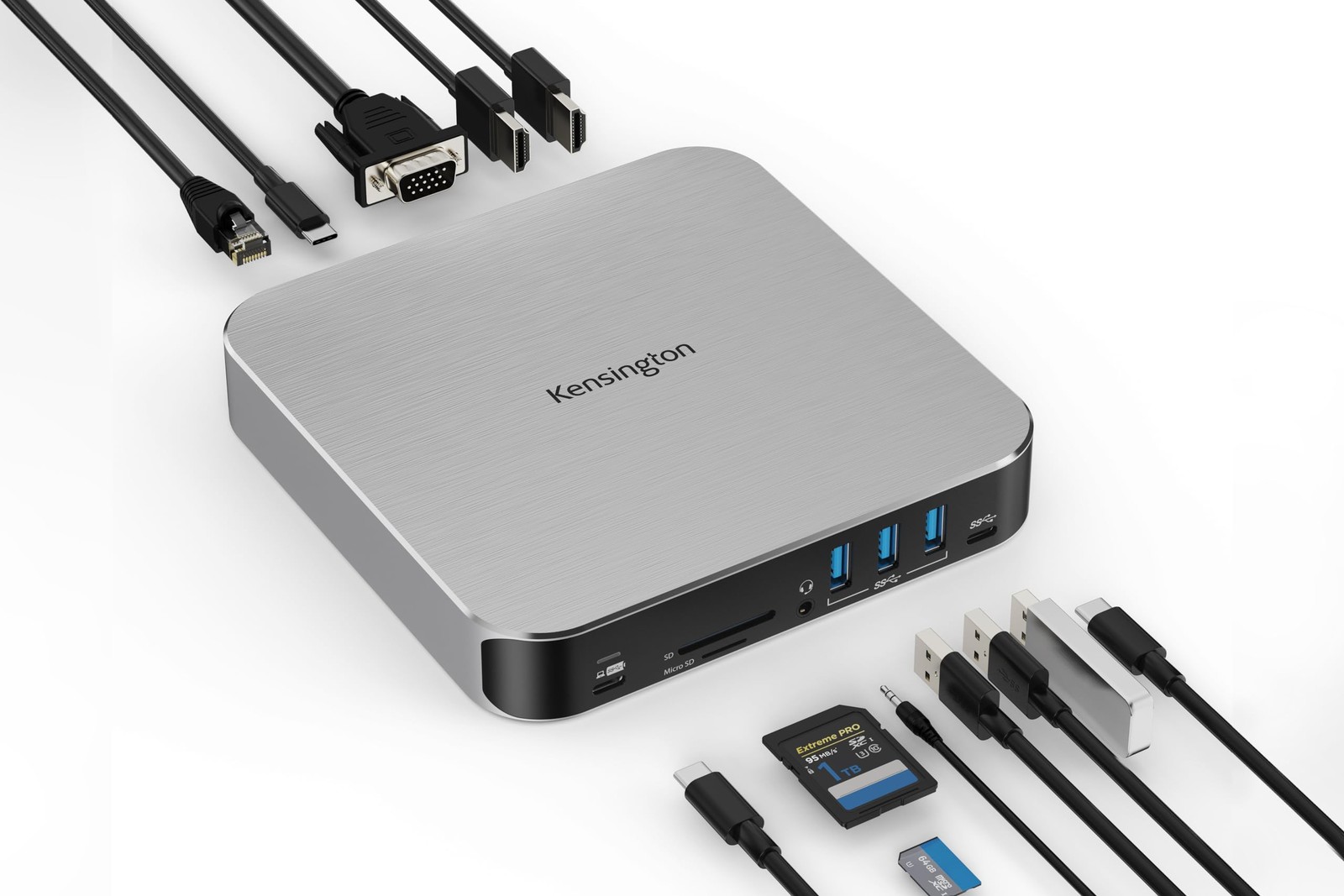 BRAND NEW KENSINGTON AD220S3 DUAL DISPLAY DOCK FOR ANY MACBOOK