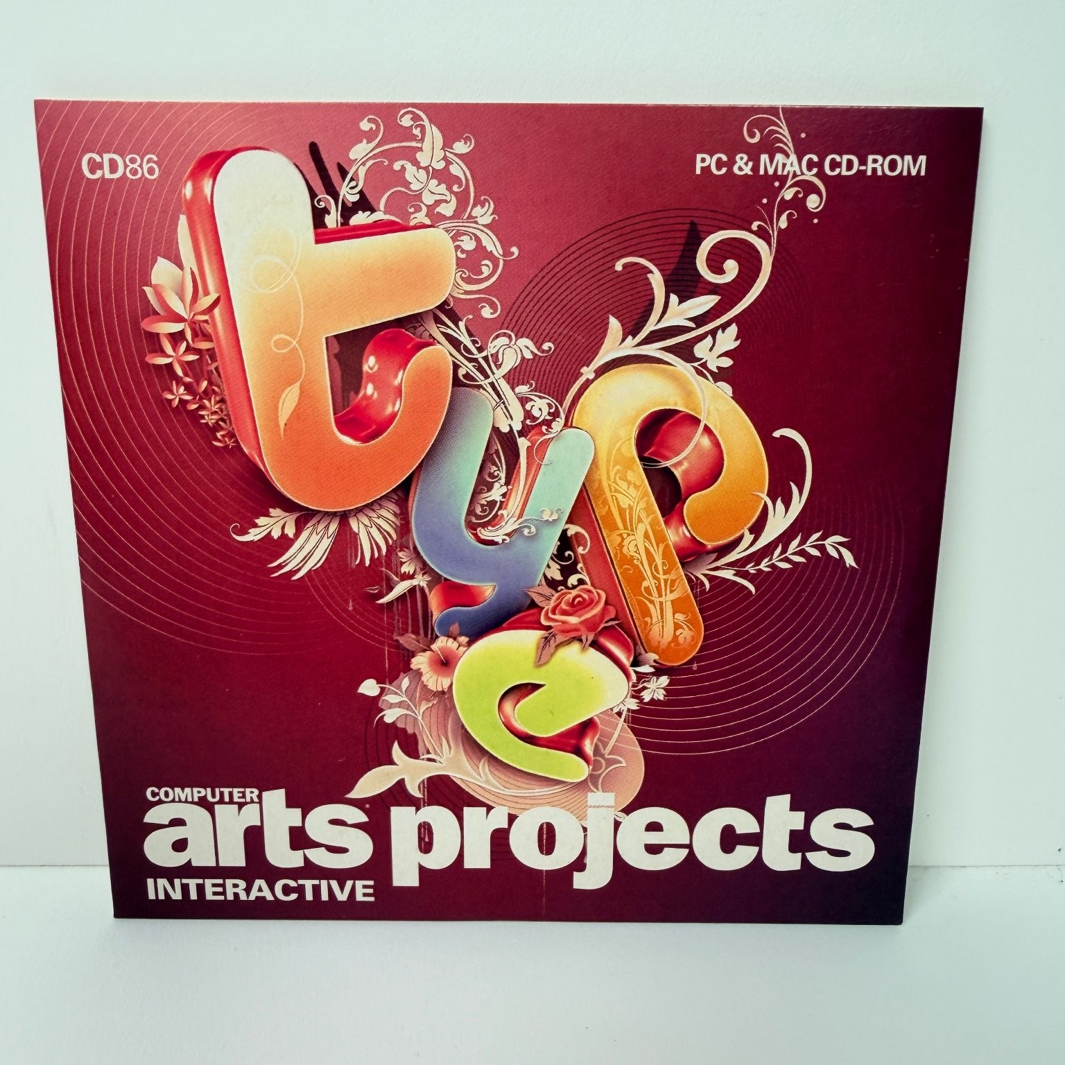 Computer Arts Projects Interactive CD-ROM CD86 PC Mac Fonts Demos Tutorials