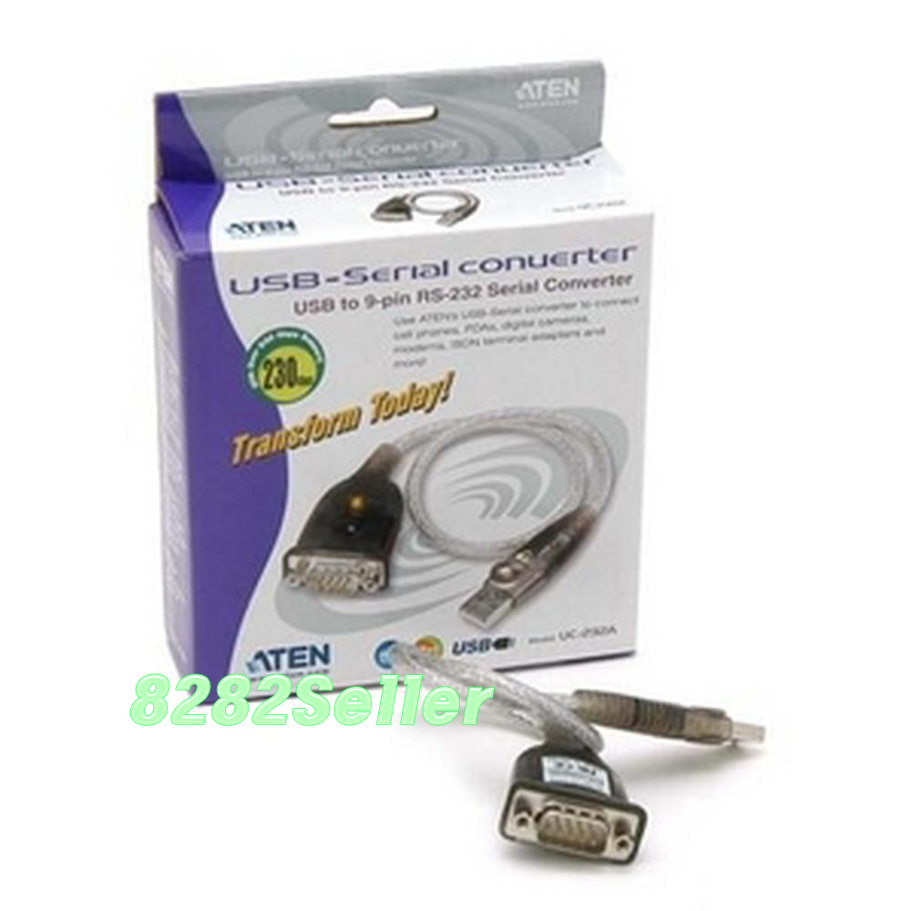 ATEN UC232A USB TO SERIAL ADAPTER  CELL PH PDA Converte 9pin RS232 Genuine