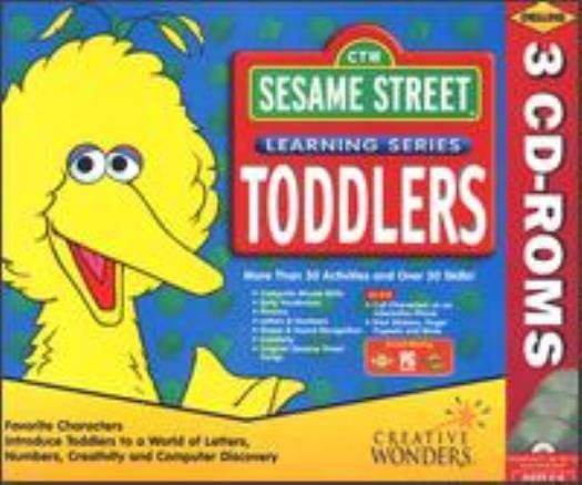 Sesame Street: Toddlers Deluxe PC CD learn read letters count numbers Elmo 3CDs