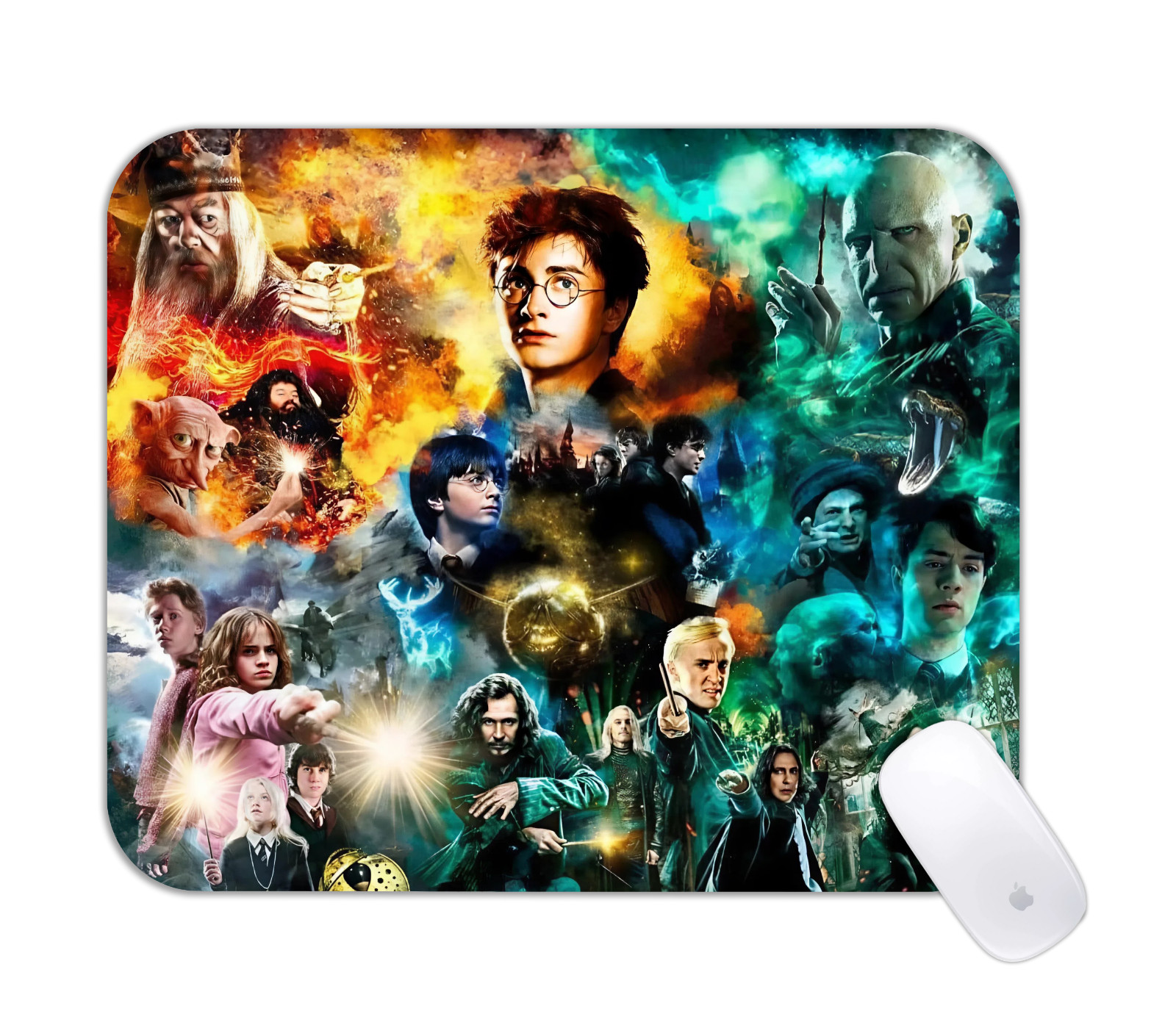 Harry Potter Magic Wizard School Cartoon Desk Mat Non-Slip Gaming Mouse Pad