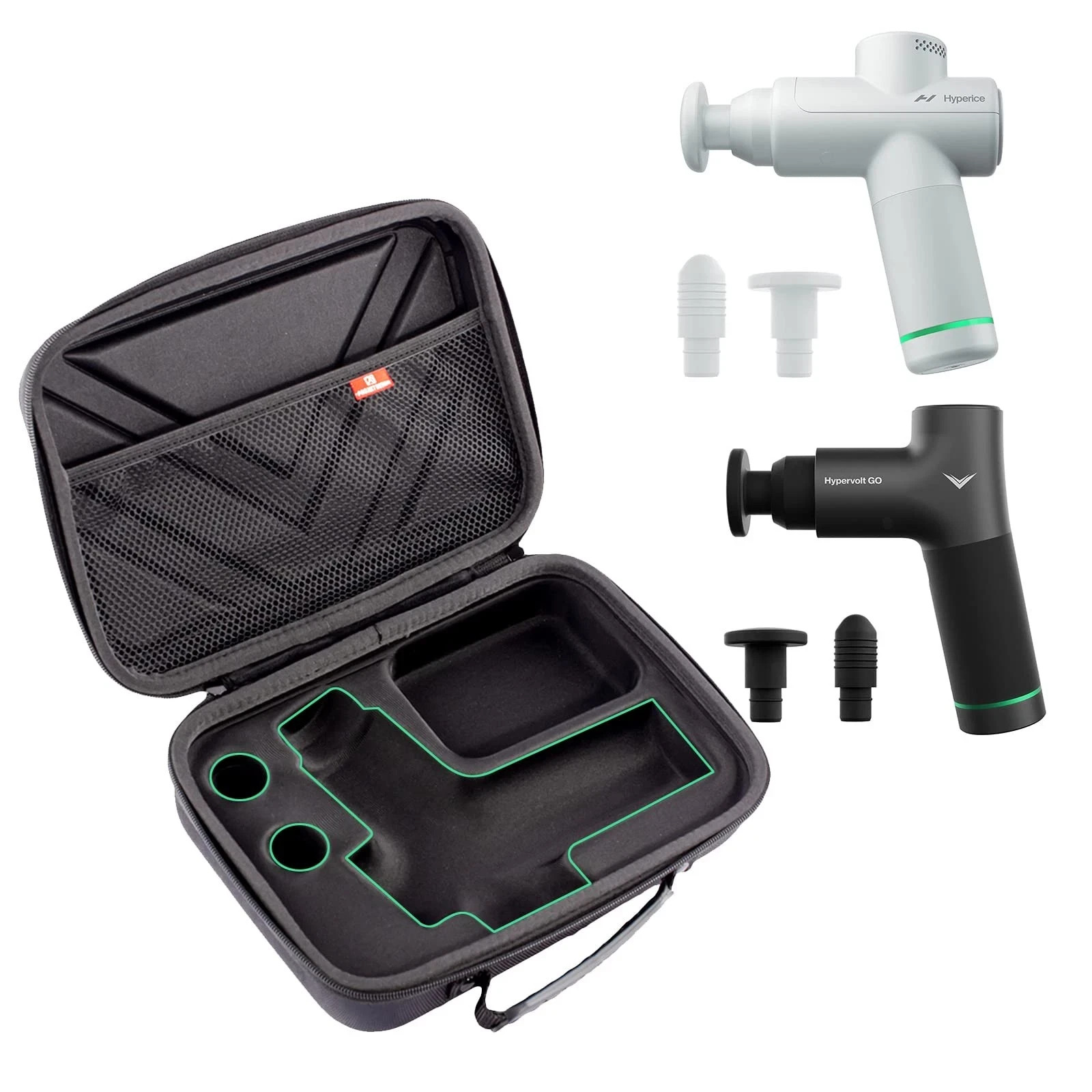 Case for Hypervolt GO 2/Hypervolt GO, Waterproof Shock Resistant Carrying