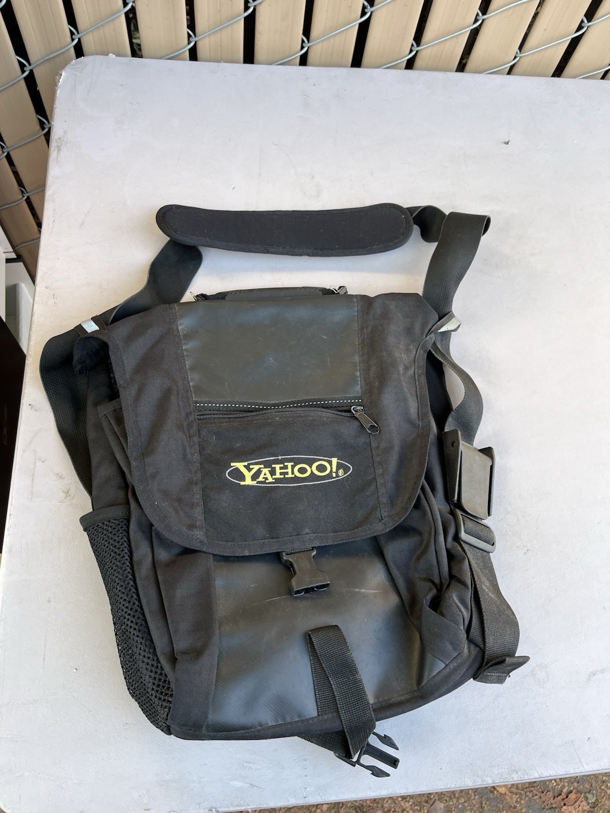 Vintage Yahoo 1998 Gregory Promotion Employee Swag Backpack Black Travel
