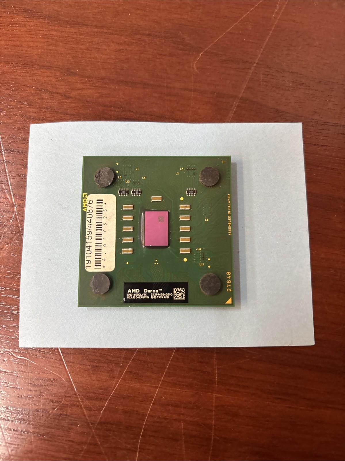 AMD Duron 1600 Applebred DHD1600DLV1C ***Untested
