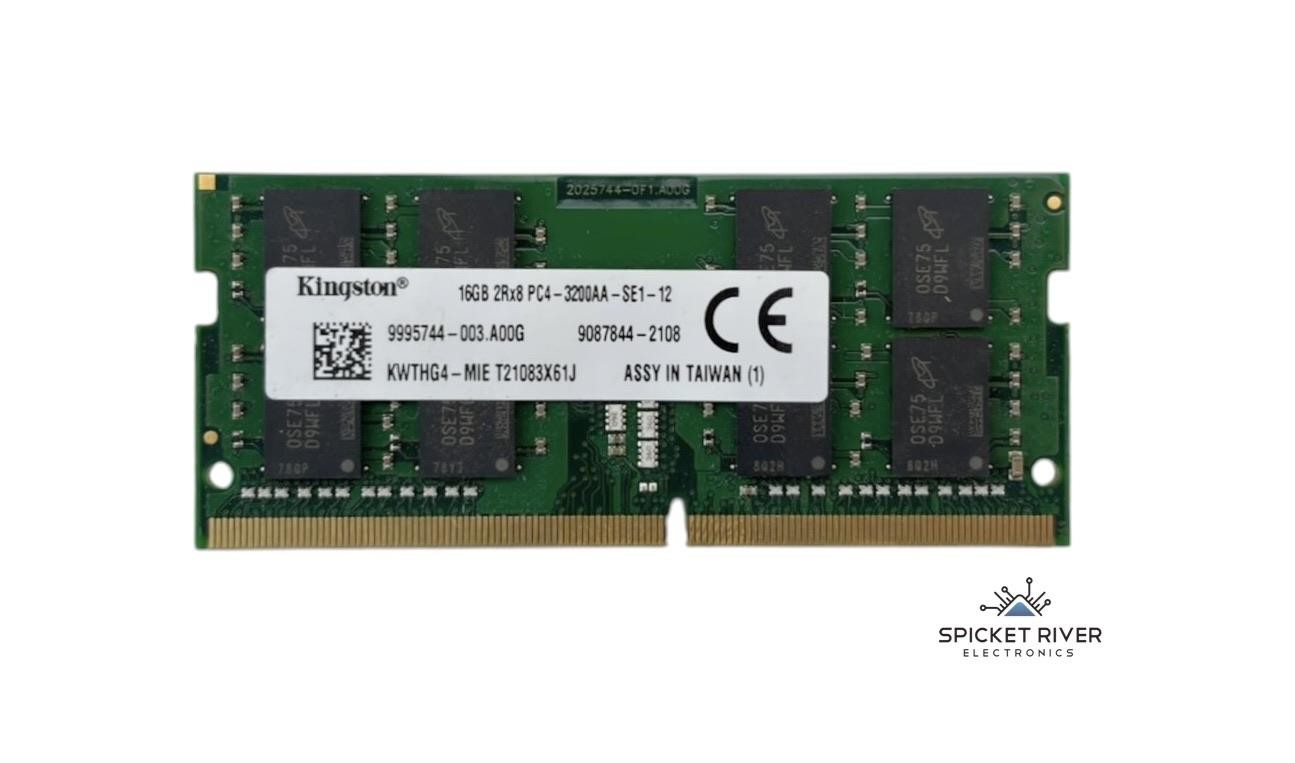 Kingston KWTHG4-MIE 16GB 2Rx8 PC4-3200AA DDR4 SODIMM Laptop/Desktop RAM Memory
