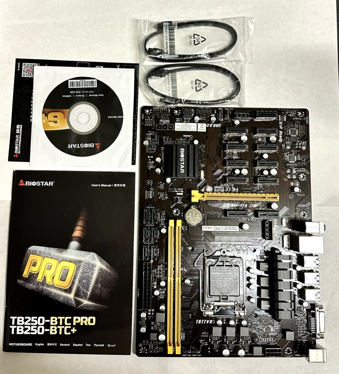 BIOSTAR TB250-BTC Pro Motherboard