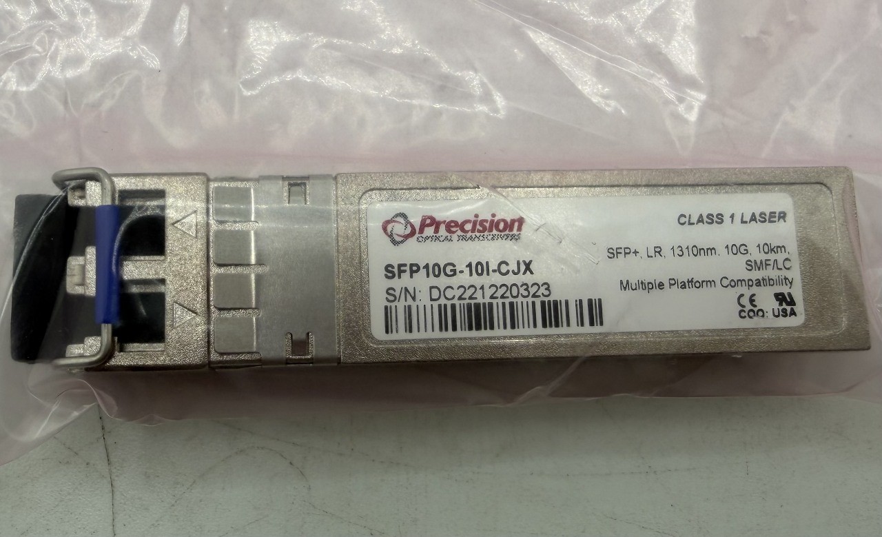 PRECISION SFP10G-10I-CJX 10GBPS SFP+ OPTICAL TRANSCEIVER MULTI PLATFORM COMPAT
