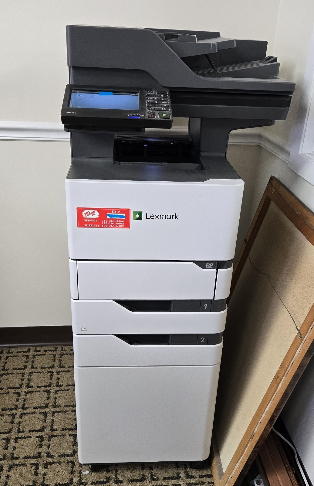 Lexmark XM5365 MultiFunction Monochrome Duplex Laser Printer 