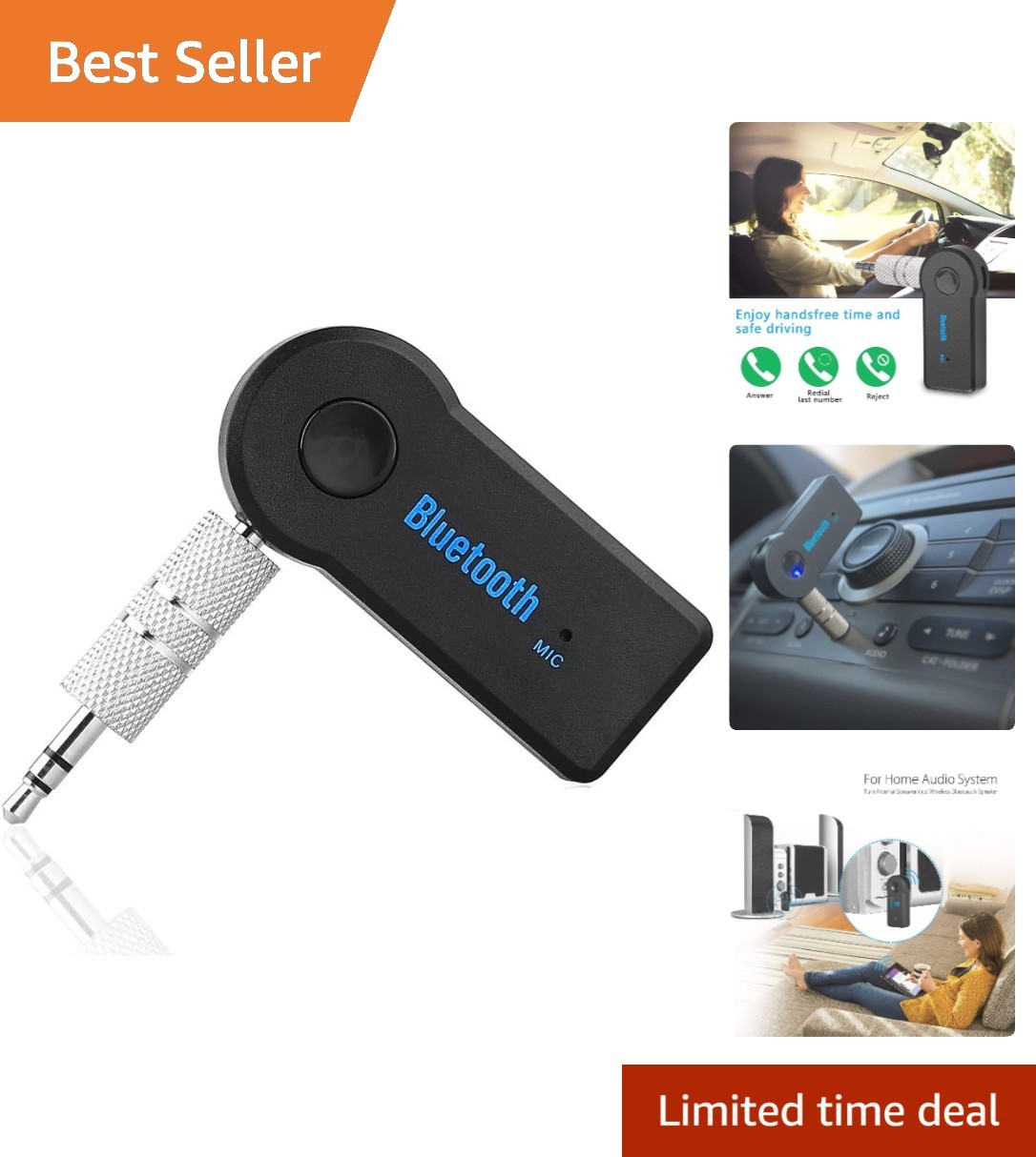 Advanced Bluetooth AUX Receiver - Upgrade Your Car Audio Experience Today