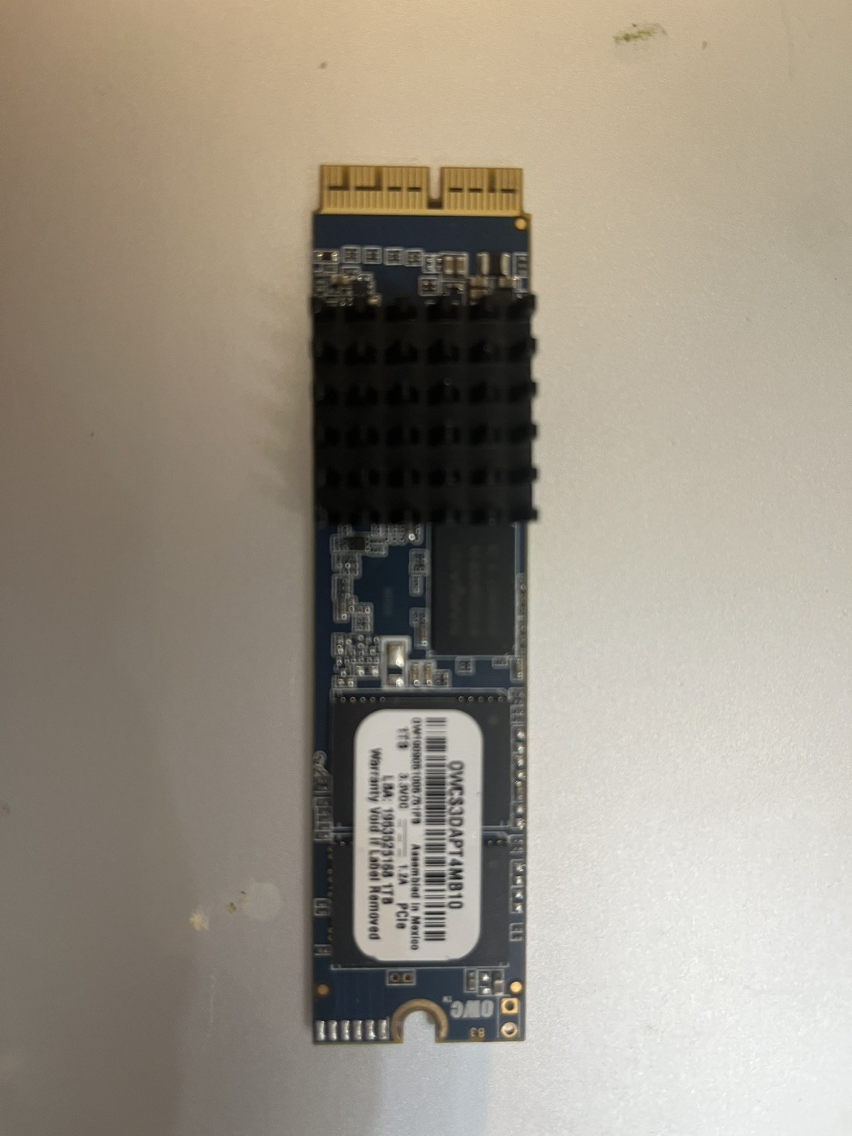 OWC 1TB Aura Pro X2 (GEN  3) SSD Upgrade Compatible with Mac Pro (Late 2013)