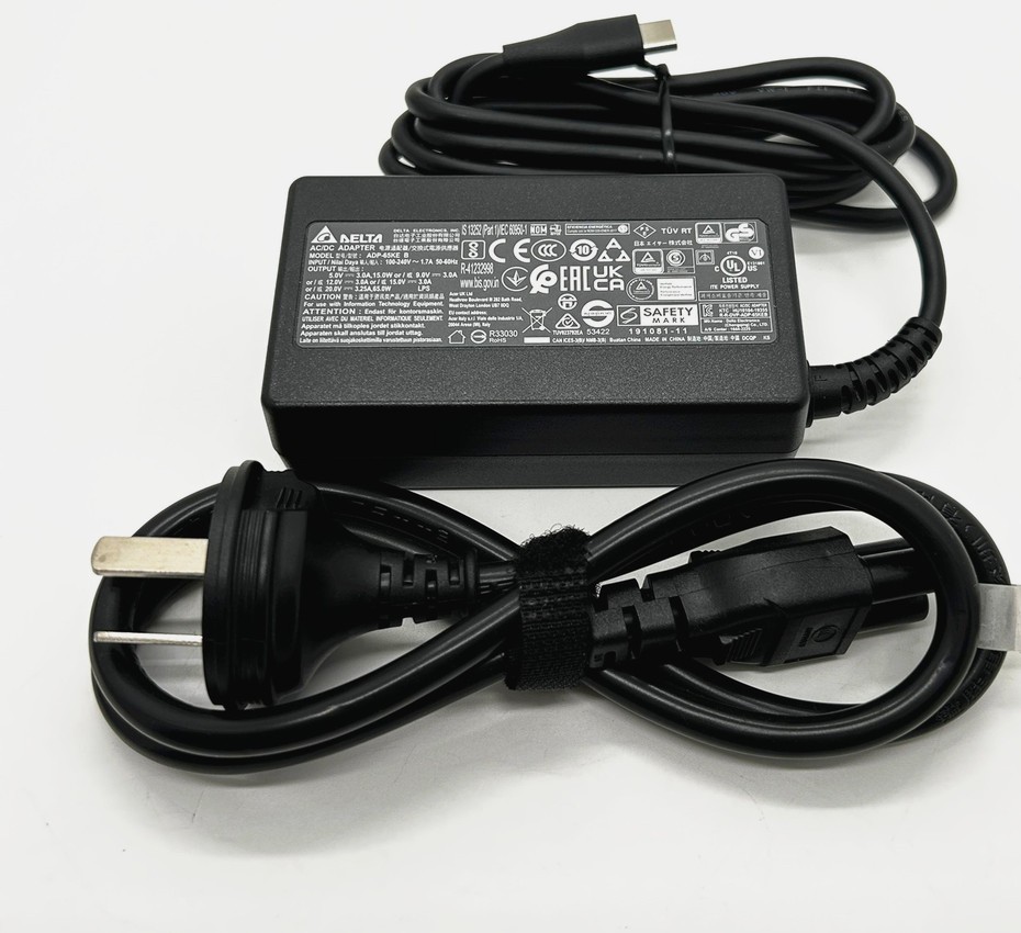 Delta OEM 65W 20V 3.25A USB-C Charger ADP-65KE B Type C Power Adapter