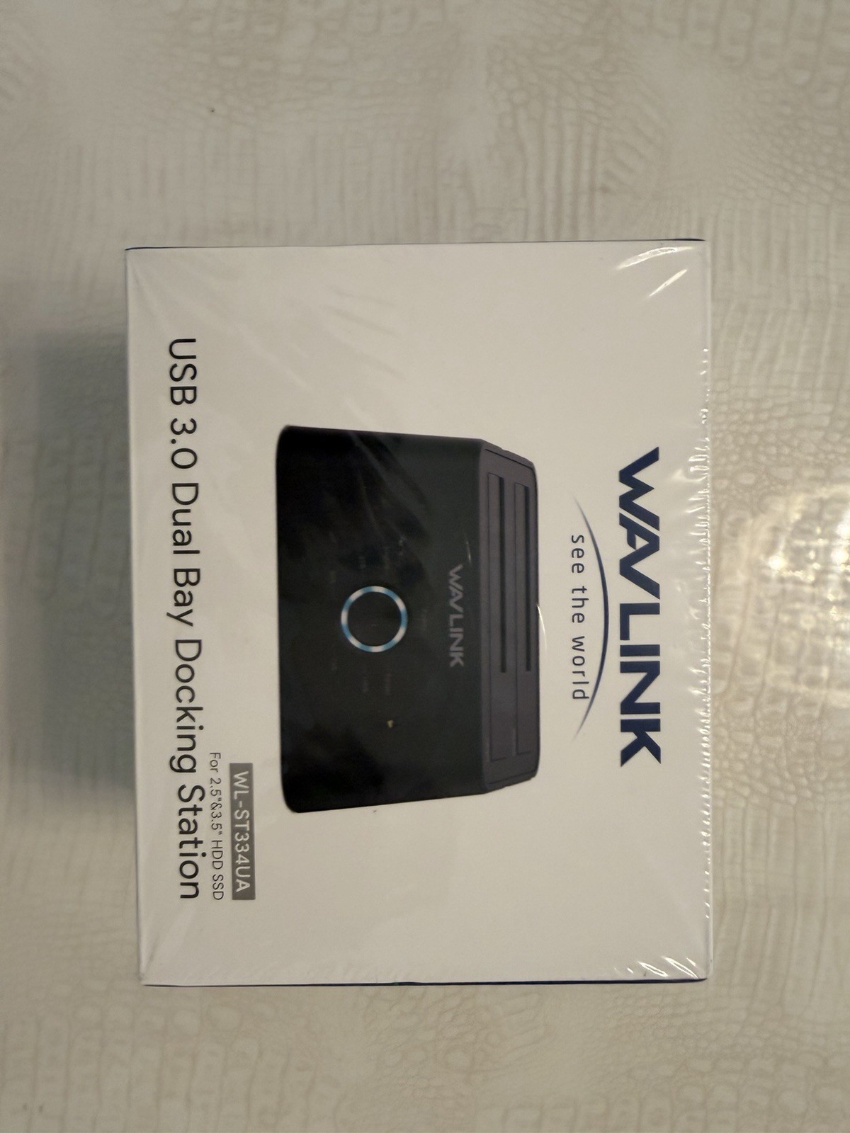 Wavlink USB 3.0 Dual Bay HDD SSD Docking Station WL-ST334UA Offline Clone Sealed