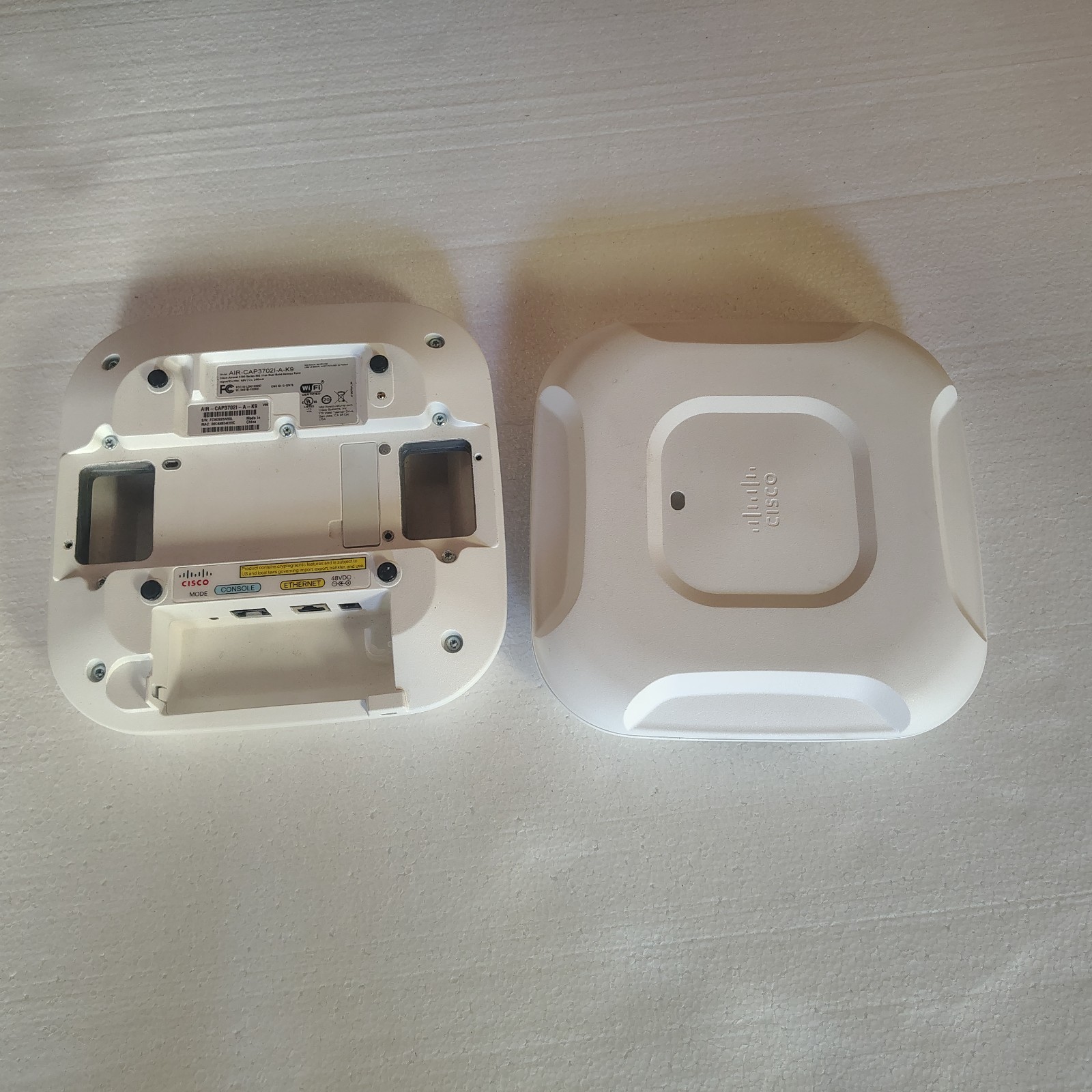 LOT OF 2 Cisco AIR-CAP3702I-A-K9 Aironet Wireless 802.11ac Access Point