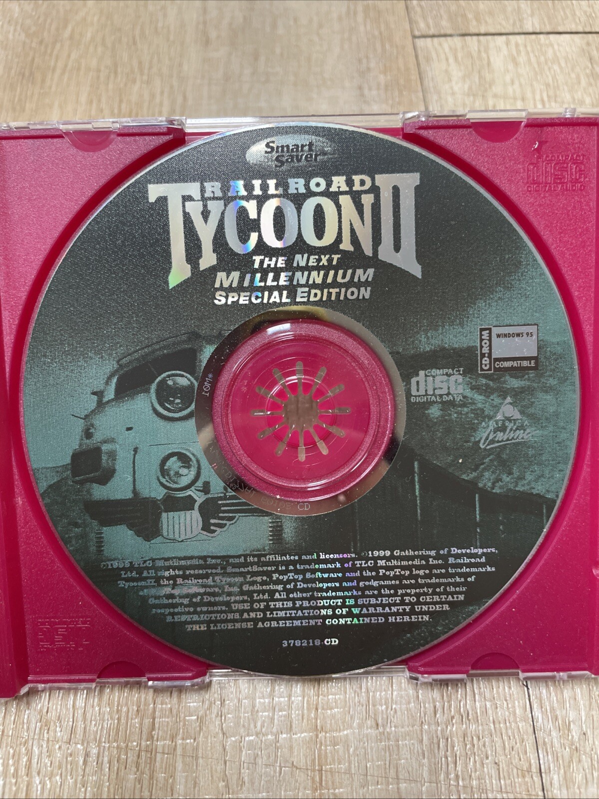 1999 TLC multimedia INC railroad tycoon next millennium special edition PC VTG
