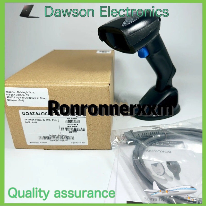 GD4590-BK-B 10PCS Gryphon 1D 2D Handheld Barcode Scanner Reader with Base 1 SET