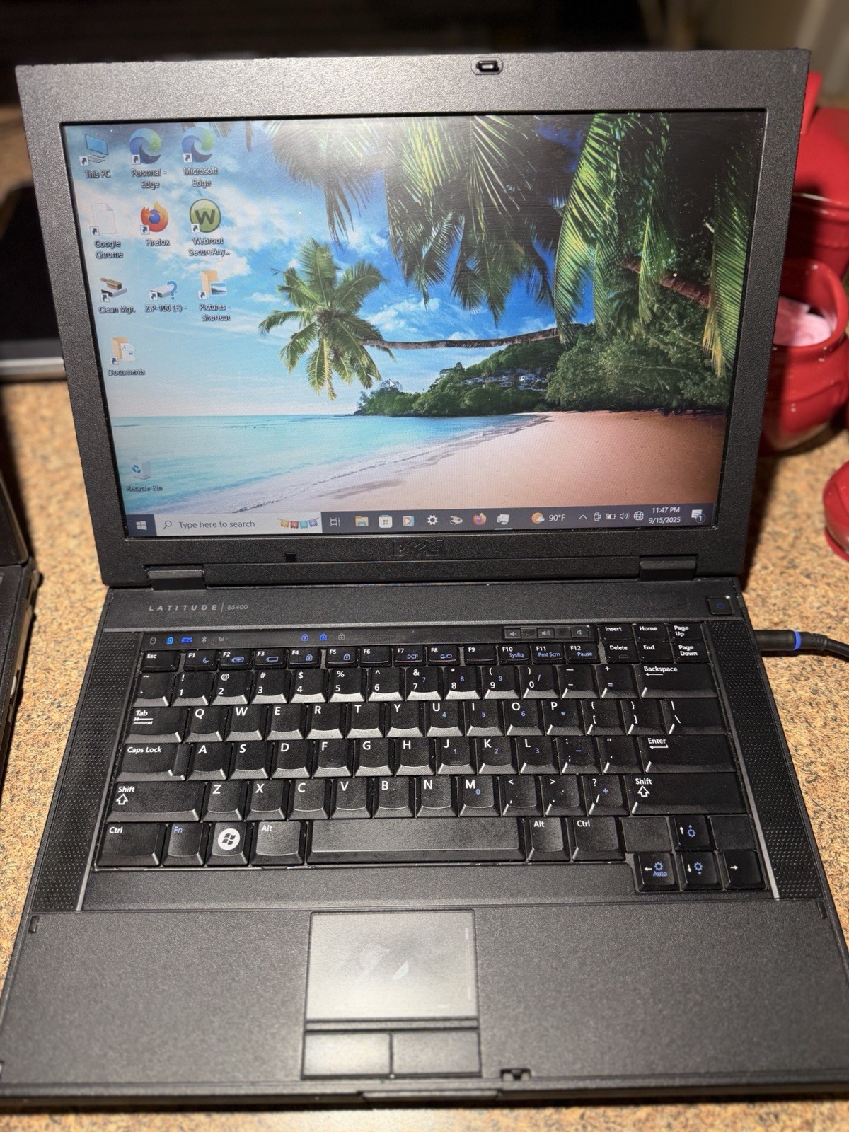 Dell Latitude E5400 14" Laptop Intel Core 2 Duo 4GB RAM Win 10 AC Charger Test