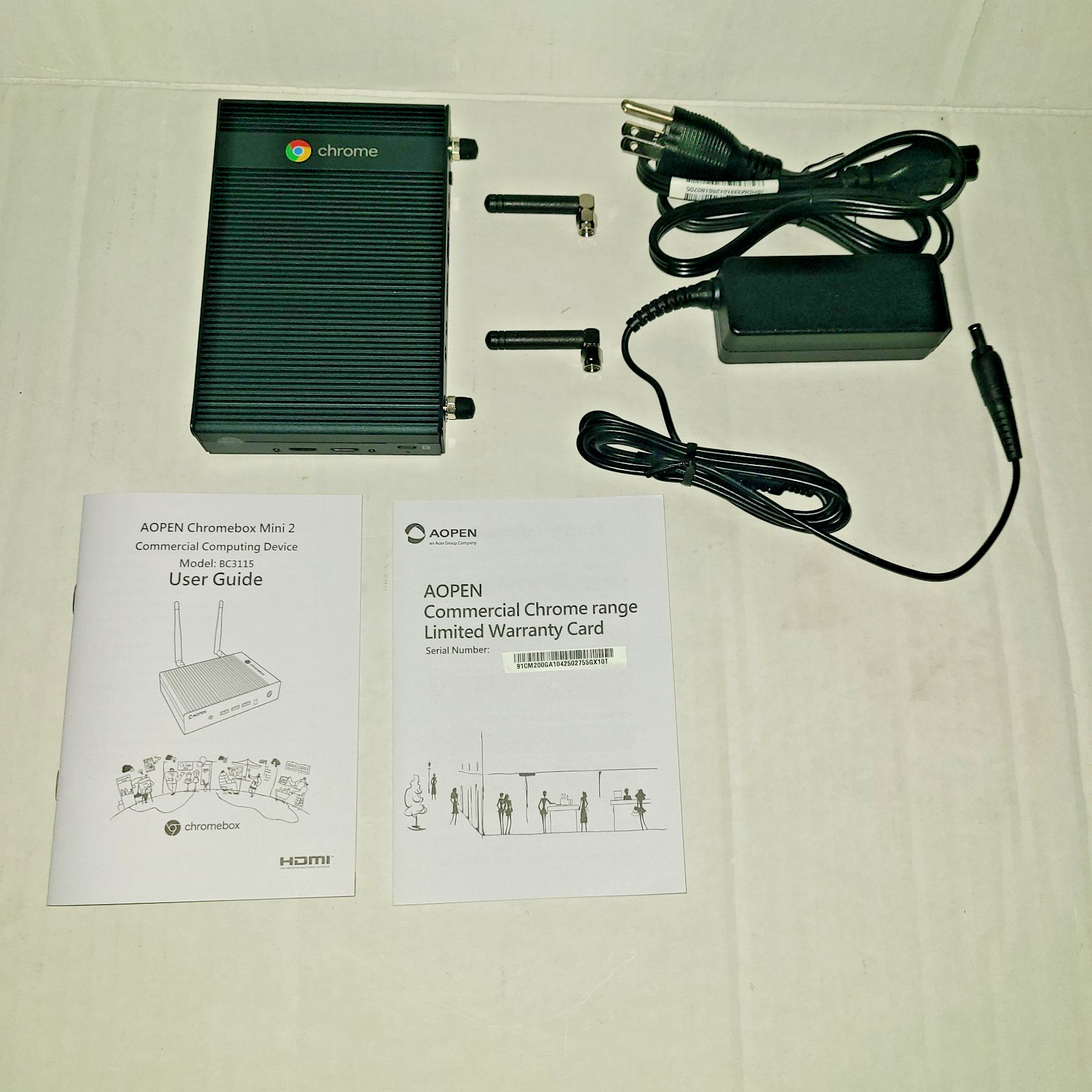 AOPEN Chromebox Mini 2 Commercial for Kiosk and Digital Signage Model ME4100