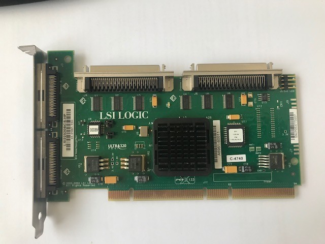 HP / LSI ULTRA 320 PCI-X SCSI CONTROLLER. P/N: A6961-60011