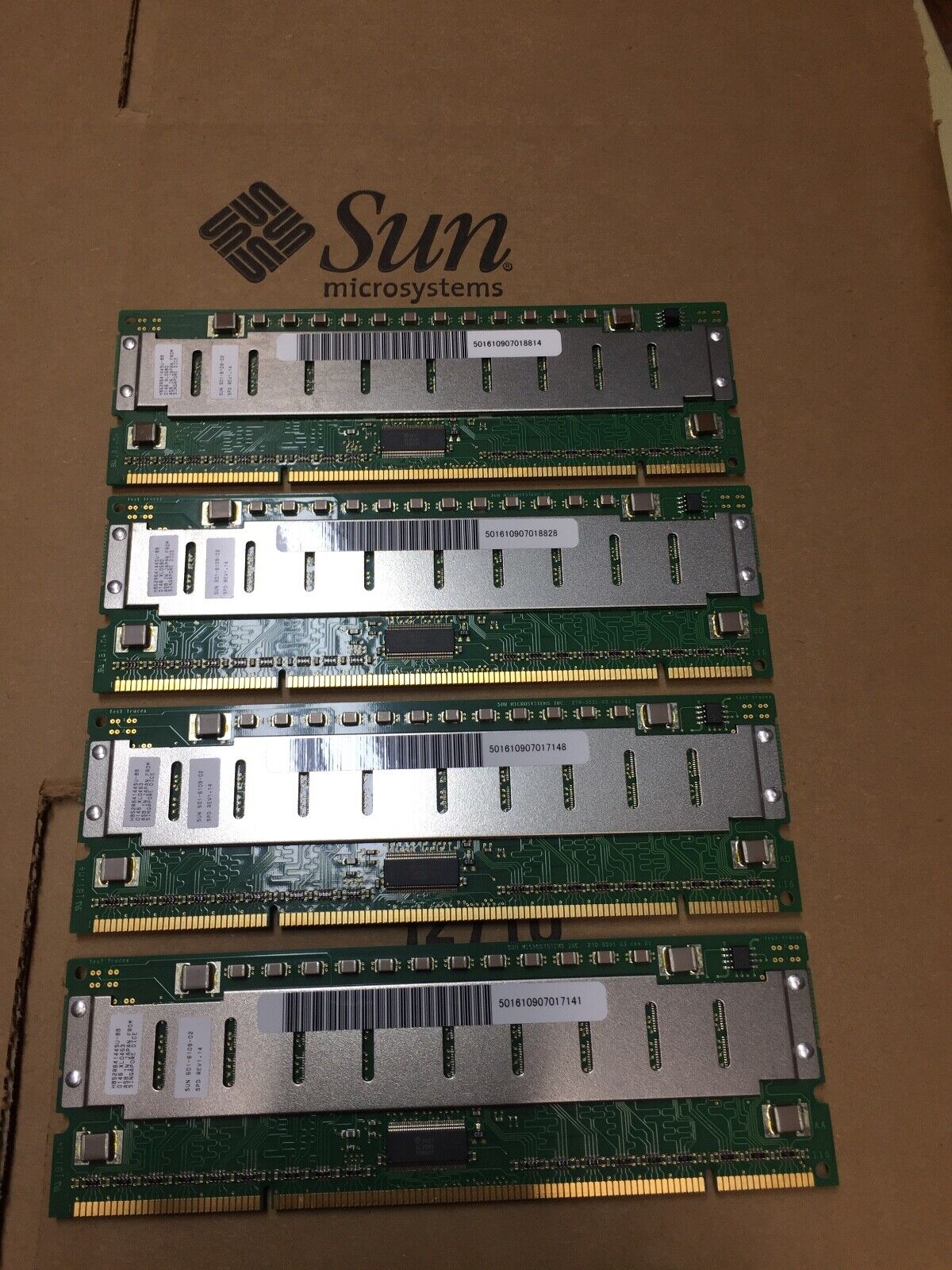 SUN X7056A,4gb Memory Kit (4x 501-6109-02 ELpida),Test-PASS \