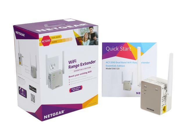 NETGEAR WiFi Range Extender EX6120 - Coverage up to 1200 sq.ft. and 20 devices