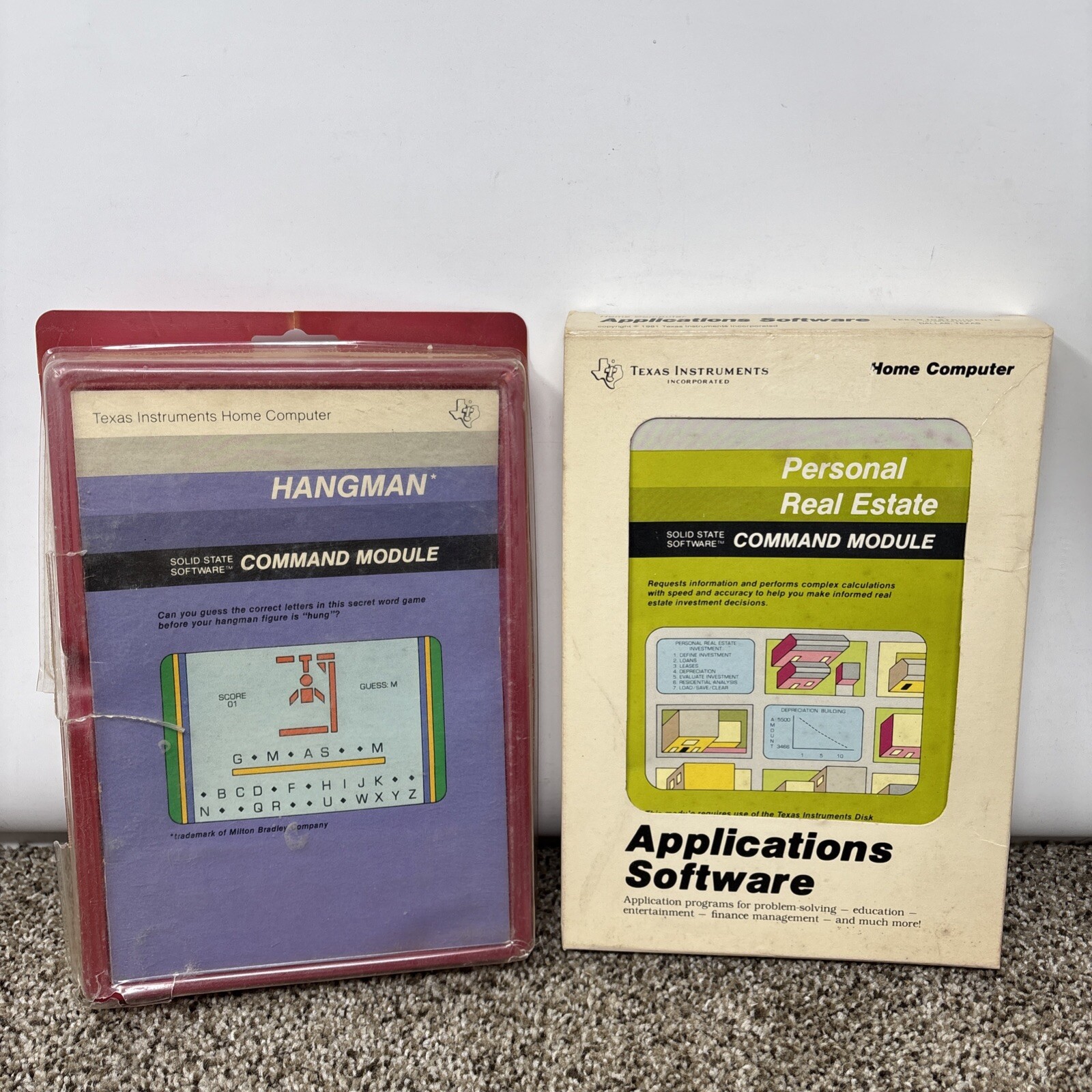 Texas Instruments TI 99/4a Software Games Lot CIB Tested