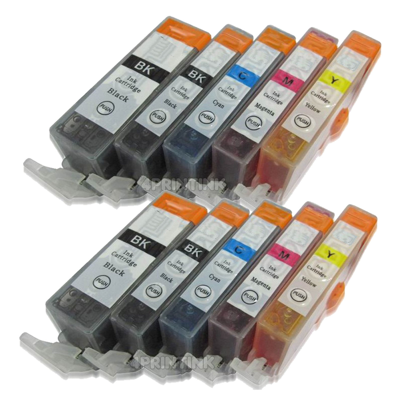 10 Pack Compatible Ink For Canon PGI-220 CLI-221 PIXMA MP640 MP640R MP980 MP990
