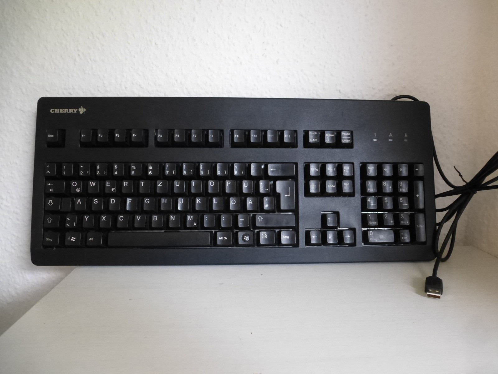 Cherry G81-3000LPCDE-2/02 MY 3000 USB Black German Keyboard Made in Germany
