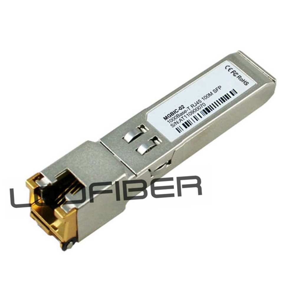 MGBIC-02 Extreme Networks Compatible 1000BASE-T RJ-45 100m Transceiver