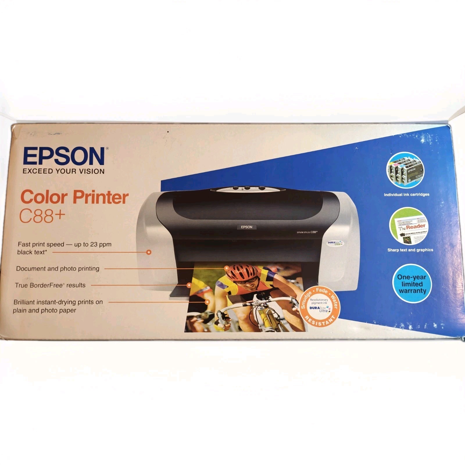 Epson Stylus C88 Digital Photo Inkjet Printer Brand New Sealed 