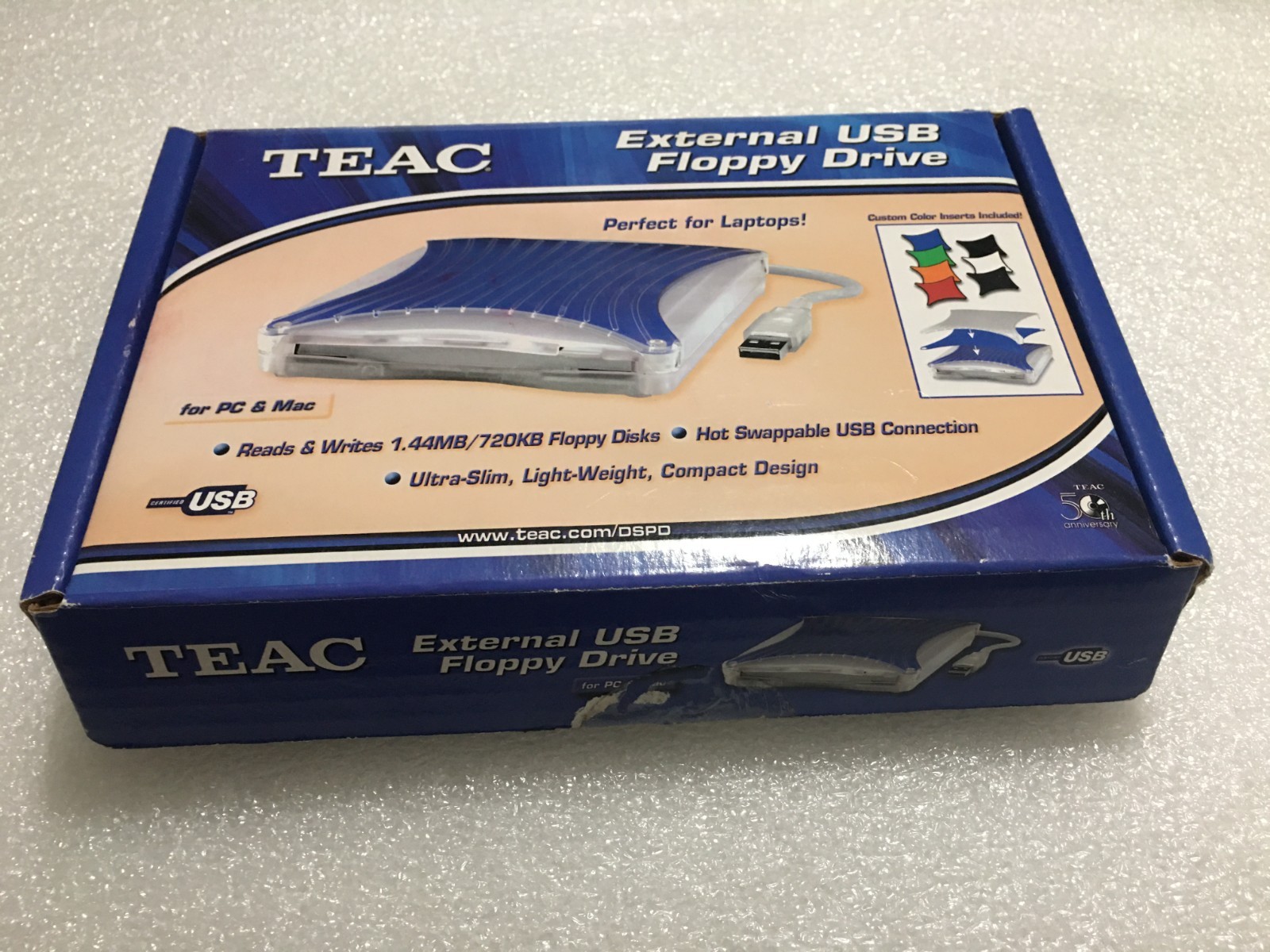 2003 Teac External USB Floppy Drive FB05PUB.